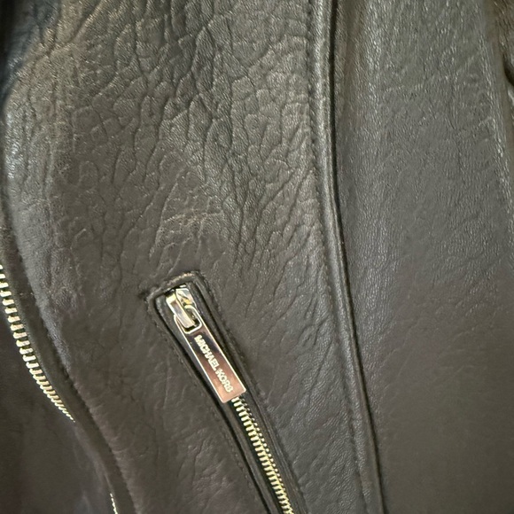 MICHAEL Michael Kors Leather Jacket Size Large - Picture 14 of 16